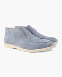Men's High-Top Suede Loafers