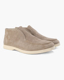 Men's High-Top Suede Loafers