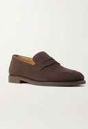 Men’s Suede Penny Loafers