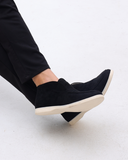 Men's High-Top Suede Loafers