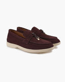 Men's Suede Horsebit Loafers