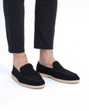 Men's Suede Penny Loafers