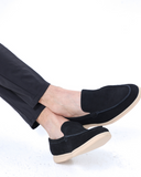 Men's Suede Penny Loafers