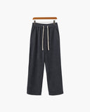 Men's Ribbed Drawstring Trousers