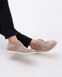 Men's High-Top Suede Loafers