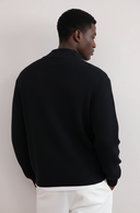 Ribbed Button Closure Cardigan