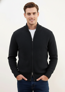 Men’s Ribbed Full-Zip Sweater