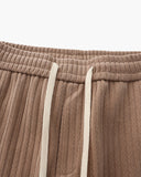 Men's Ribbed Drawstring Trousers