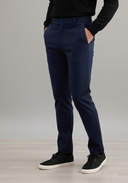 Straight-Leg Pleated Trousers