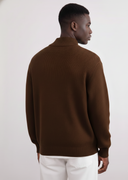 Ribbed Button Closure Cardigan