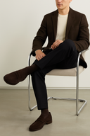 Men’s Suede Penny Loafers