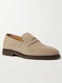 Men’s Suede Penny Loafers