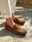 Men's Suede Driving Loafers