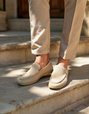 Men's Suede Penny Loafers