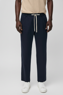 Cotton-Linen Drawstring Trousers