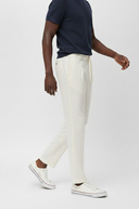 Cotton-Linen Drawstring Trousers